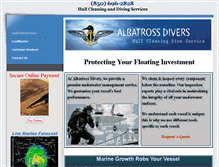 Tablet Screenshot of albatrossdivers.com